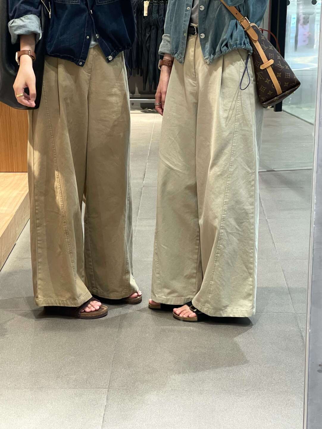 Women's Lazy Style Wide-Leg Pants High Waist Straight Casual Trousers